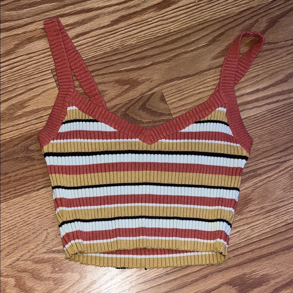 Striped Crop Top